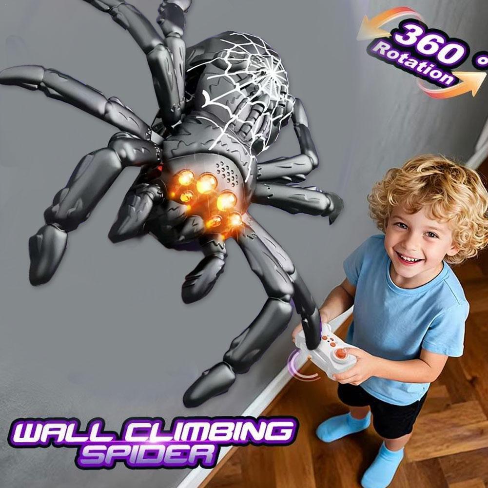 Rc Wall Climbing Spider Gecko Lizard Toy Electric Remote Control Wall Climbing Animal Toys Children'S Halloween Toys