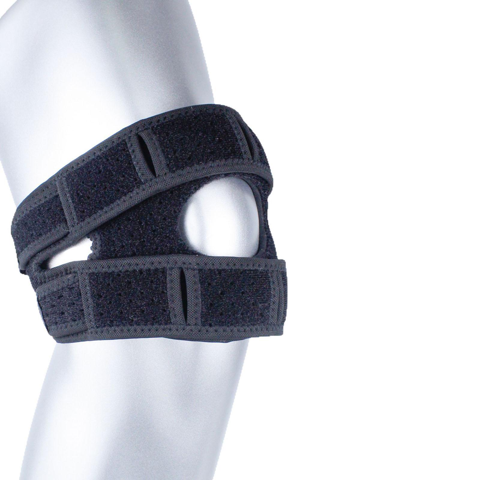 

Adjustable Absorption Knee Guard - Patellar Joint Protective Cover | Meniscus Pressure Reduction Sports Protective Gear One Size чёрный