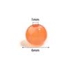 50pcs/lot 6mm Glass Round Beads Colorful Spaced Loose Glass Beads For Necklace Bracelet DIY Jewelry Making Accessories Wholesale
