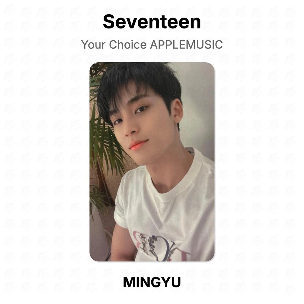 Seventeen Your Choice APPLEMUSIC Official Photocard