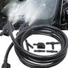 1Set Adjustable Windshield Washer Nozzle and Hose Kit Car Washer Jet Replacement with Connectors for Most Cars Repair Kit