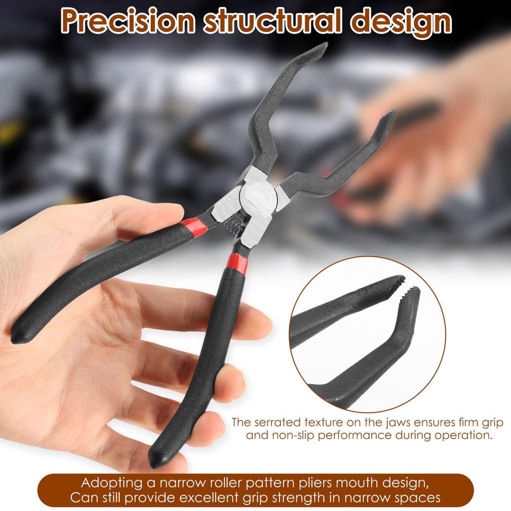 Professional Gasoline Pipe Joint Pliers Filter Caliper Oil Tubing Connector Disassembly Tools Removal Pliers Clamp Repair Tool