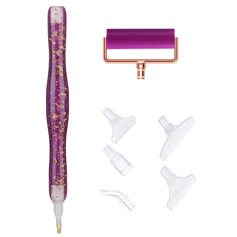 5D Glitter Diamond Painting Pen Rubber Roller Point Drill Pens Multi Placer Tips Kits Diamond Embroidery Cross Stitch DIY Craft