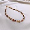 Color-matched Sequin Clasp Necklace, Retro and Luxurious, High-end Style, Sweater Chain, Suitable for Autumn and Winter, Niche Product
