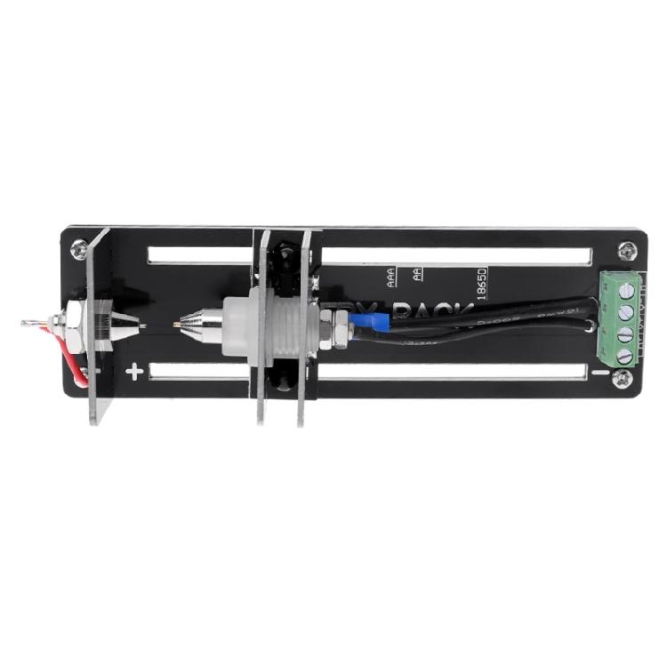 4 Wire Battery Holder Battery Resistance Capacity Test Holder Easy to Carry for 18650 26650 21700 3A Batteries
