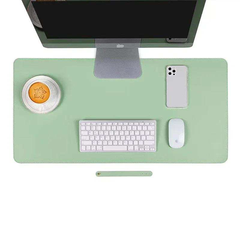 

Gaming Mouse Pad Single-sided Solid Colour Waterproof Laptop Desk Pad Custom Pattern Leather Single-sided Multiple Mouse Pads