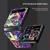 Etui Na Telefon Zflip4 Dla Samsung Z Flip3 5G z flip 3 5G zFlip Pokrowiec Muszla Na Telefon Komórkowy Caso Telefon Komórkowy Fundas Mama Królowa Księżniczka