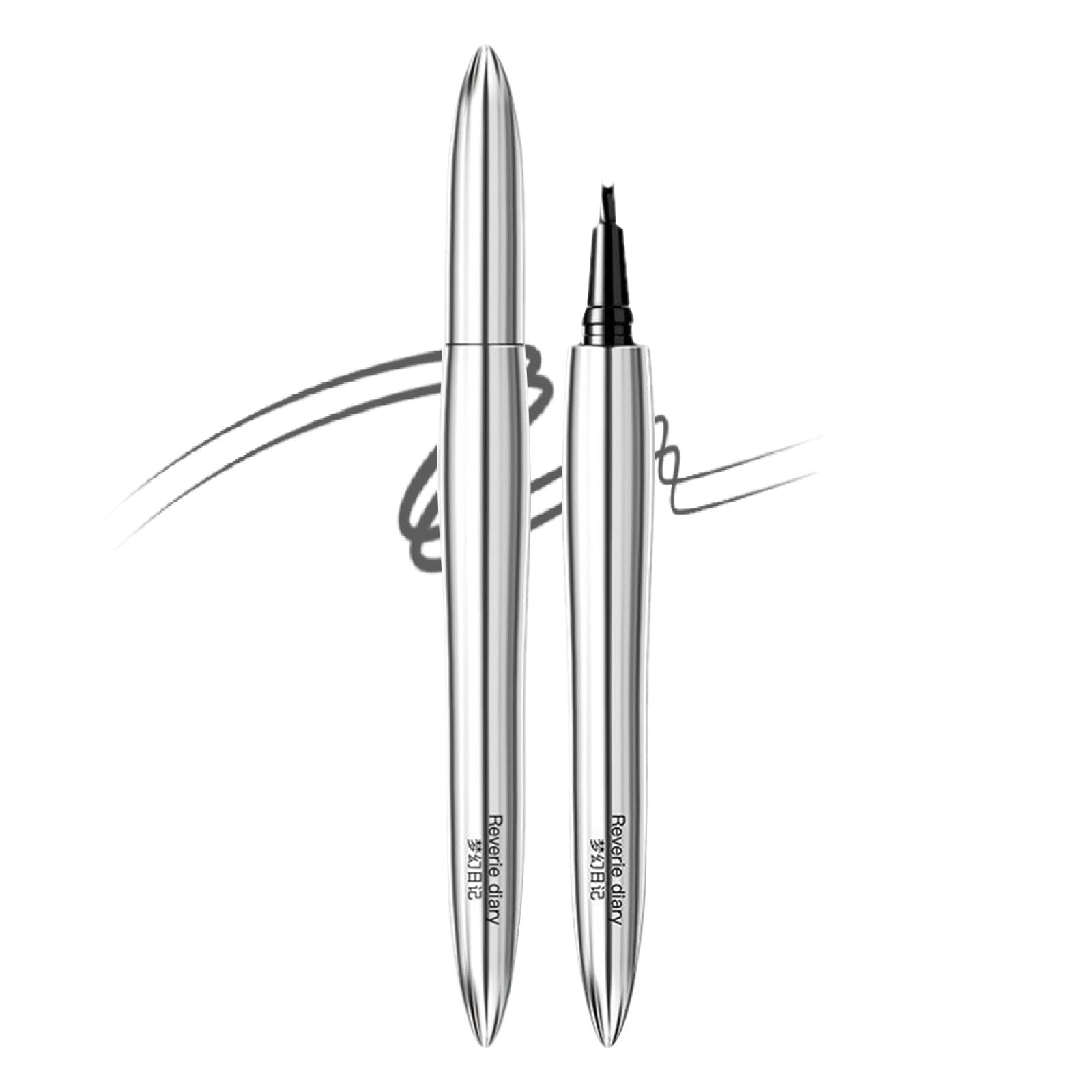 

Aopoka Водостойкий карандаш для бровей Водостойкий и легко доступный в 3 цветах Двусторонний карандаш, Стойкий, Потостойкий, Стойкий, Естественный вид чёрный