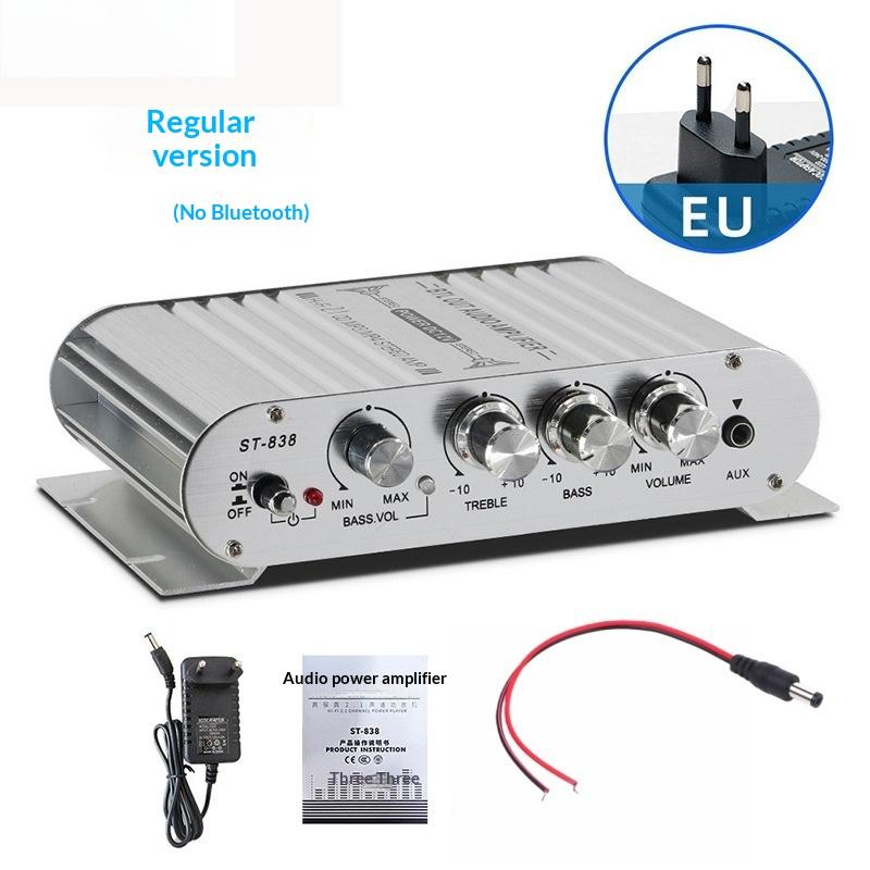1 Set Hifi 2.1 Kanal Leistungsverstärker Stereo Bass Sound Auto St-838 Heimkino Verstärker Medienplayer Subwoofer Verstärker