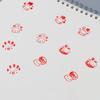 Gel Pen 4 In 1 Multi-functional Bubble Maker Roller Stamper Stationery Cartoon Fruit Pattern Plastic Writing Pen School Supplies