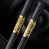 Chopsticks Household Kitchen Utensil Tableware 1 Pair Serving Chopsticks Non-slip Alloy Chinese Style