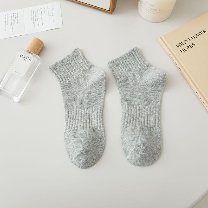 

Хлопковые носки для весны и осени, Зимние носки, Женские супер дышащие спортивные короткие носки, Баскетбольные носки, Женские носки, Носки до середины икры 1 pair серый