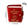 Holy Card Holder with 20 Sleeves Portable Carrying Case Booklet Holy Card Holder Book Organizer Case for Church Personal Prayer