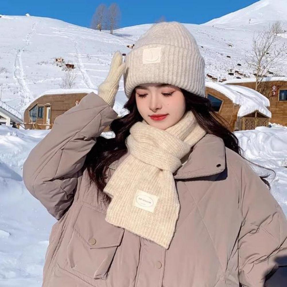 Solid Cute Knitted Beanies Multi Colors Female Beanie Caps High Quality Ladies Casual Cap  Outdoor