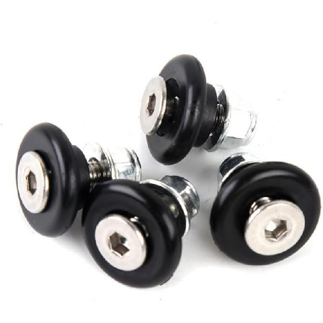 4PCS Motorcycles Top Rear Luggage Box Case Trunk Bushing Pad Spacers Buckle Quick Fixing Kits (Type I)