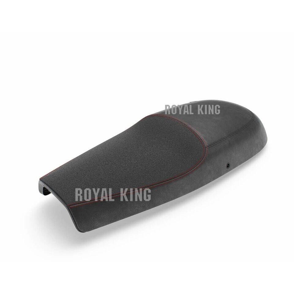 Royal Enfield "Black Premium Touring Dual Seat For Interceptor & Gt 650"