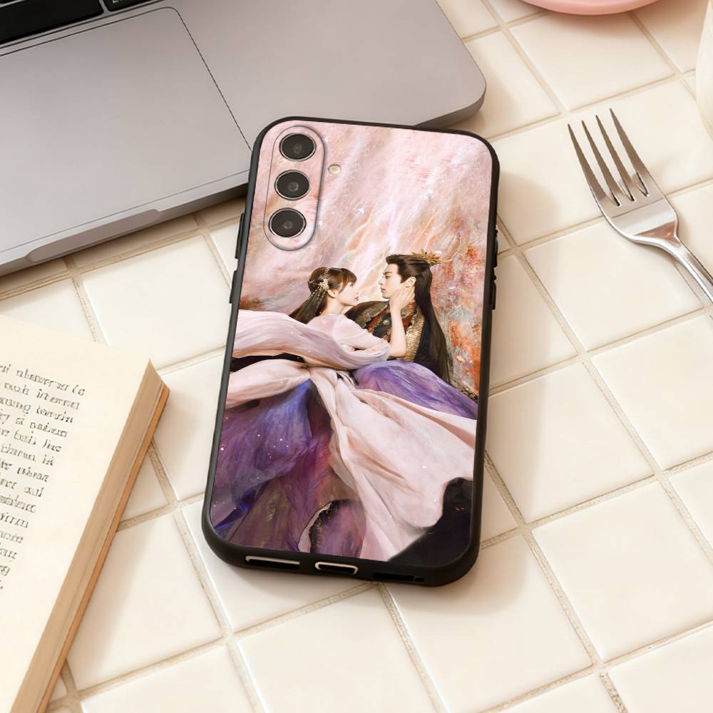 Love Between Fairy and Devil phone Case For Samsung Galaxy A73,A72,A71,A70,A53,A52,A51,Others Soft Black Shell