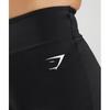 Gymshark Power Tight Šortky Černé B4a6u Bb2j