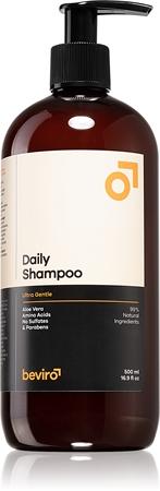 

Beviro Daily Shampoo Ультранежный шампунь для мужчин с алоэ вера TU прозрачный