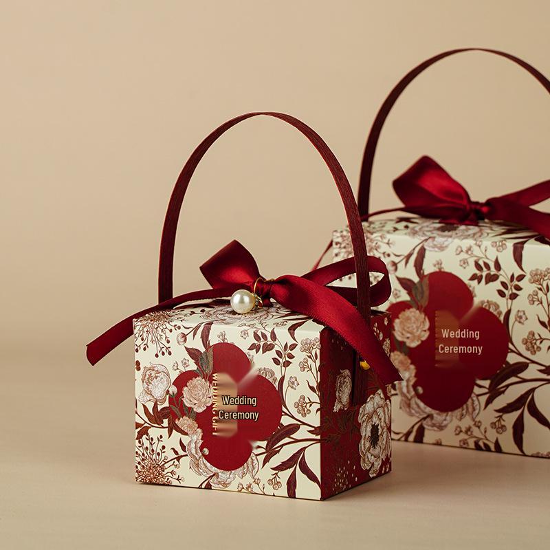 2025 Creative Chinese Wedding Candy Gift Box