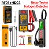 ANENG RT01 Car Relay Tester HD02 Halogen Leak Detector Kit Universal 11-25V Car Battery Check Diagnostic Refrigerant R22/R32/R134a Gas Testing Tools