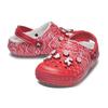 Crocs Classic Lined Clog Holiday Charm - Red Unisex Sneakers White 207687-646