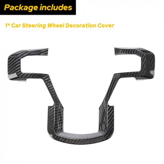 Steering Wheel Cover Trim Interior Accessories For Ford F150 2015- Carbon US