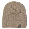 Men Knitted Hat Winter Beanie Cap Slouchy Cold Resistant Solid Color Warm High Elastic Thick Plush Soft Anti-slip Decorative Men Outdoor Cycling