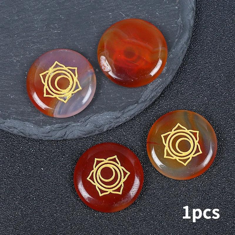 Healing Stone Reiki Chakra Set Crystal Wicca Crystal Stones Kit Polished Pocket Chip Reiki Spiritual Products Meditation Gift