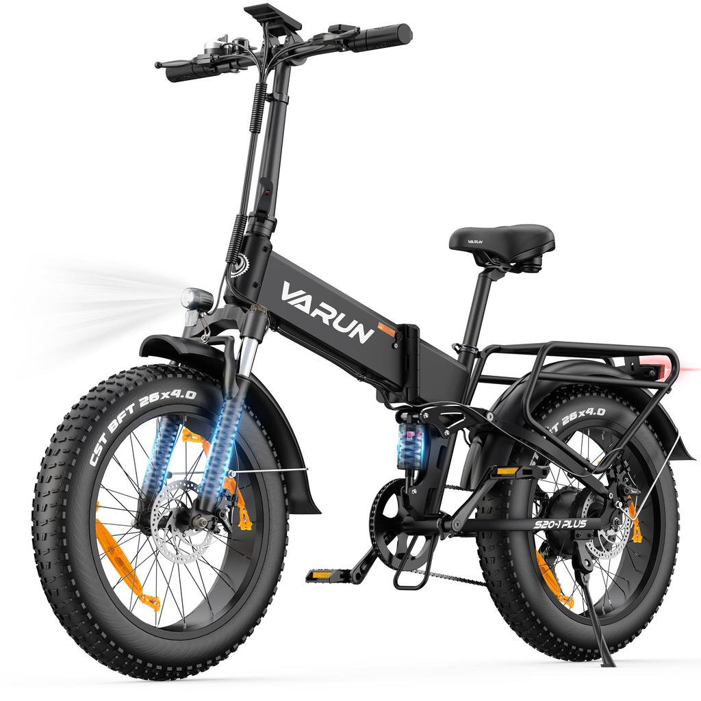 VARUN S20-2 Folding Electric Bike Full Suspension 20Inch with 48V 13Ah Battery