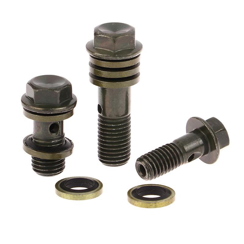 1Pc M8/M10X1.25 Motorcycle Brake Master Cylinder Oil Hose Screw Banjo Bolt Motorcycle Universal Tube Tubing Screws Bolts
