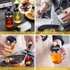 250ml Kitchen Seasoning Jar Household Salt Shaker Container Oil Bottle Honey Dispenser Pepper Spoon Brush Storage Box