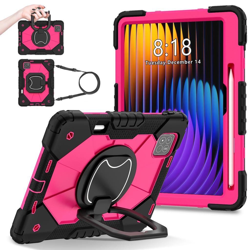 For Xiaomi Pad 7 Pro/Pad 7 Case Silicone+PC Kickstand Tablet Cover