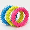 Spiky Circle Ring Dog Bite-Training Chew Molar Toy Cleaning Tooth Pet Supply