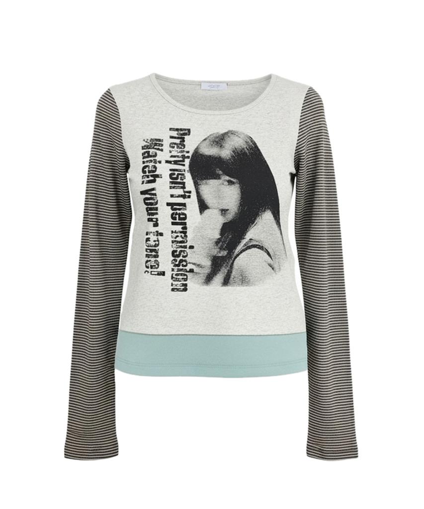 Leoninghai Watch Your Tone L/S Tea [Oatmeal]
