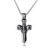 Gotische Hip Hop Totenkopf Anhänger Halsketten Für Männer Edelstahl Punk Mode Skelett Halskette Halloween Schmuck Geschenke Großhandel
