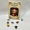 Niedliche Tier-Spielzeugsammlung 2026 Eule/Hund Adventskalender, 24 Tage Countdown bis Weihnachten mit Mini-Figuren-Box-Schmuck, PVC Sammelfiguren