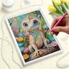 5D DIY Frameless Pearl Painting Lizard Pattern Painting Kit, Suitable for Home Living Room Bedroom and Other Wall Decoration Art Paintings