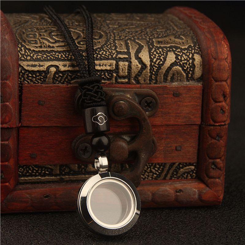 

Fashion Transparent Hollow Mini Niche for Buddha Necklace Pendant Surangama Pendant Men and Women Jewelry Package Can Be Opened Cinnabar