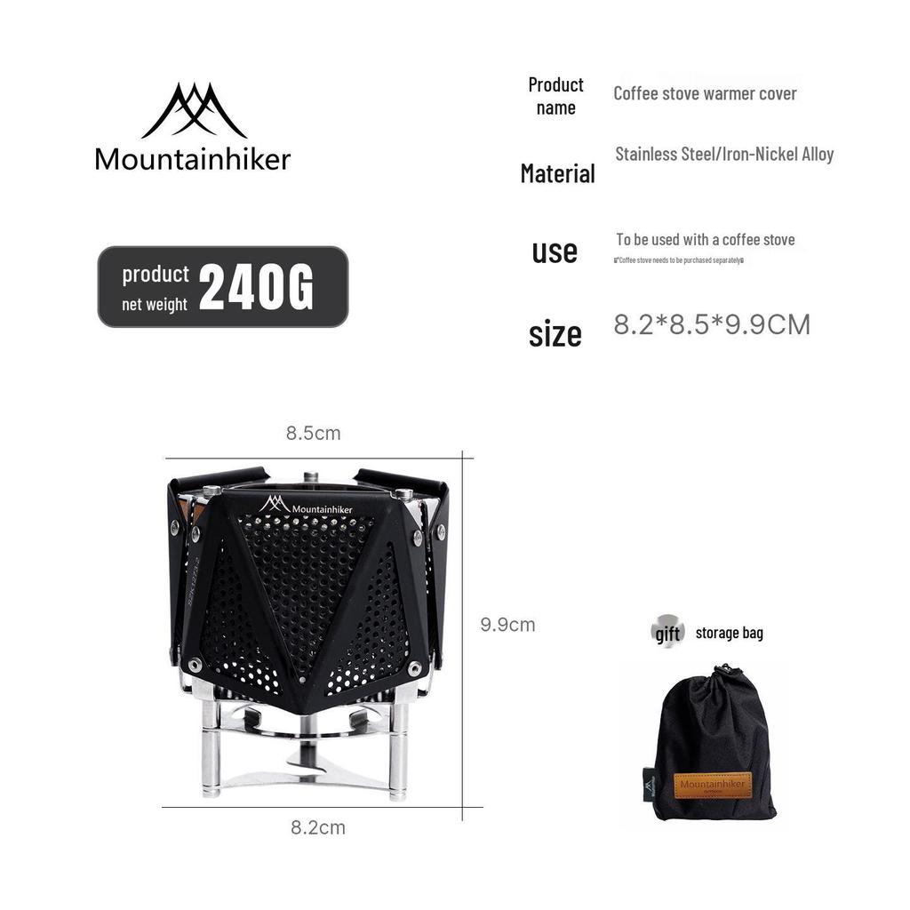 Portable Multifunctional Coffee Stove Cover for Camping & Indoor Warmth