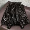 Leather Jacket Men's Fashion Handsome Locomotive Clothing Slim Leather Jacket First Layer Sheepskin Trendy Coat