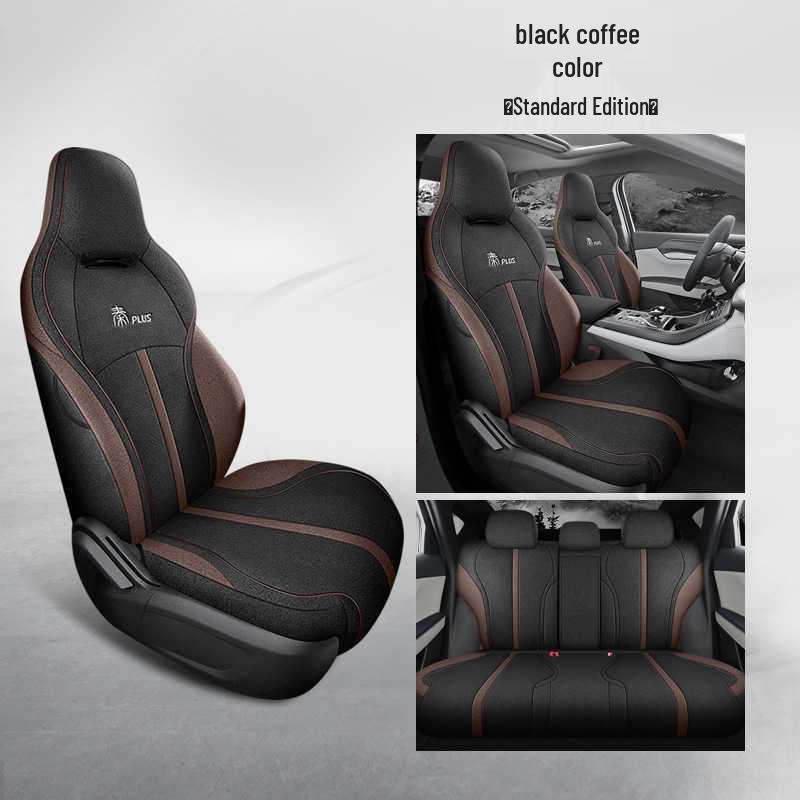 All-Season Linen Car Seat Cushion for 2021-24 BYD Qin PLUS