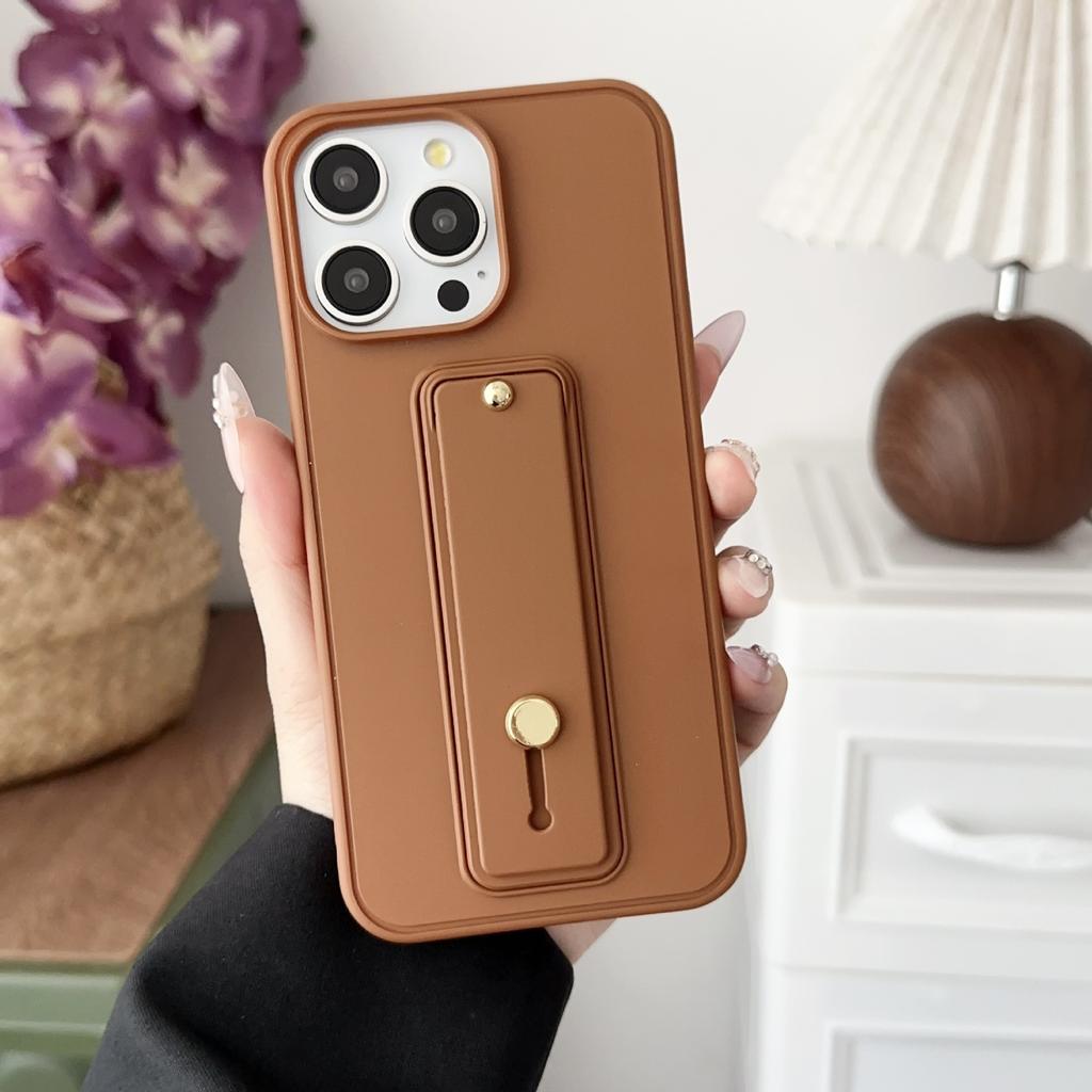Applicable To iPhone17ProMax Creative Wristband Mobile Phone Case Apple 16Pro Matte 15 Anti-drop 14 Protective Case