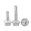 410 Stainless Steel Hex Head Self-Drilling Screws