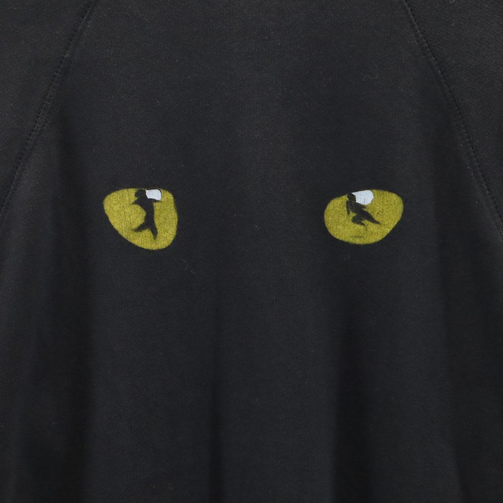 Vintage 80s CATS Shiki Theatre Company Long Sleeve Trainer Men's Used