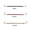10 PCS Ponytail Holder Women's Elastic Hair Bands Hook With Gum  Thick Curly  Hair Fashion Black Apricot Brown Styling Tools
