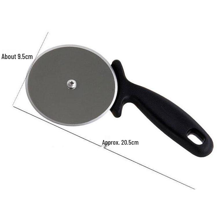 Thin Plastic Handle Pizza Slicer and Roller Cutter