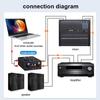 Multi-functional XLR Audio Isolator RCA Professional Audio Noise Filter 2 Way Passive Audio Isolator Accessories Live Broadcast