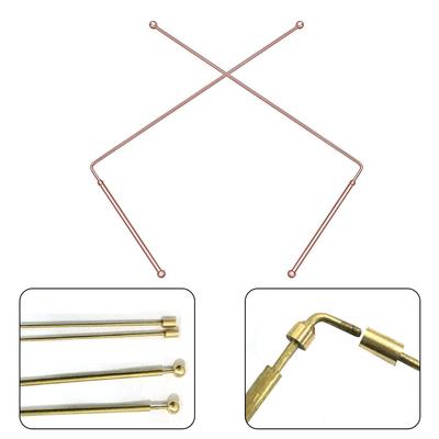2PCS Probe Rod 99.9% Copper Probe Rod for Water Detection and Treasure Tools