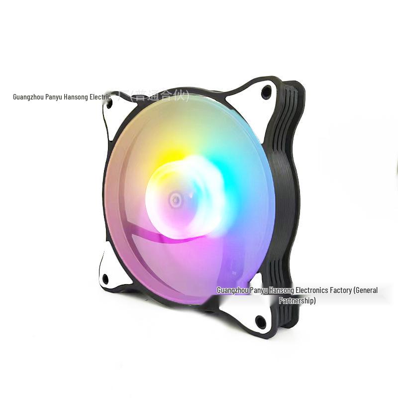 12cm RGB LED Ultra-Quiet Desktop Computer Chassis Cooling Fan